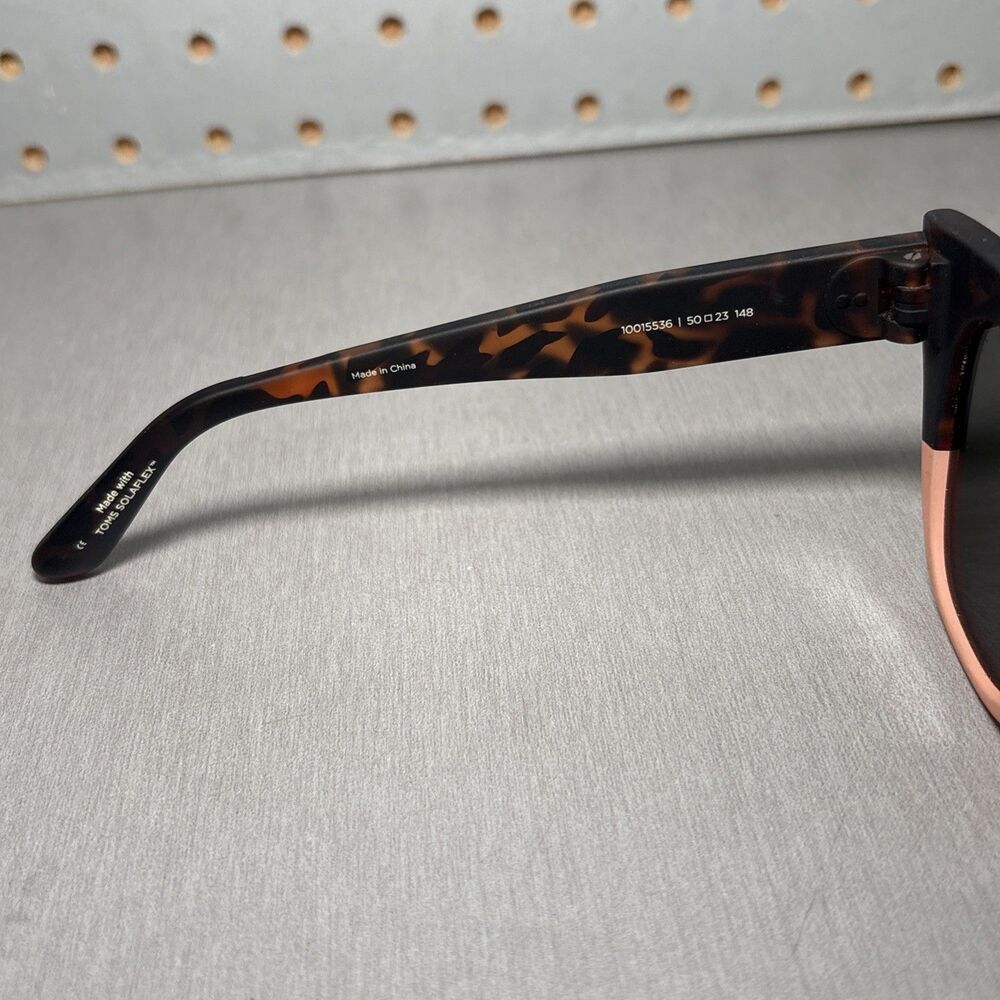 Toms Sunglasses Traveler Collection Sydney Apricot Cat Eye Tortoise FRAMES ONLY - Picture 4 of 16